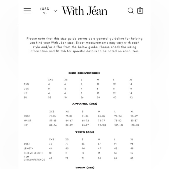 SOLD NWT With Jean Naomi Set in Ziggy XXS - Picture 9 of 9